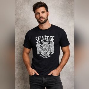 Naked & Famous New Graphic Tee Size Small